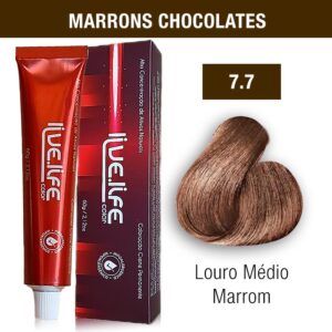7.7 Loiro médio marrom Live.Life Color 60g